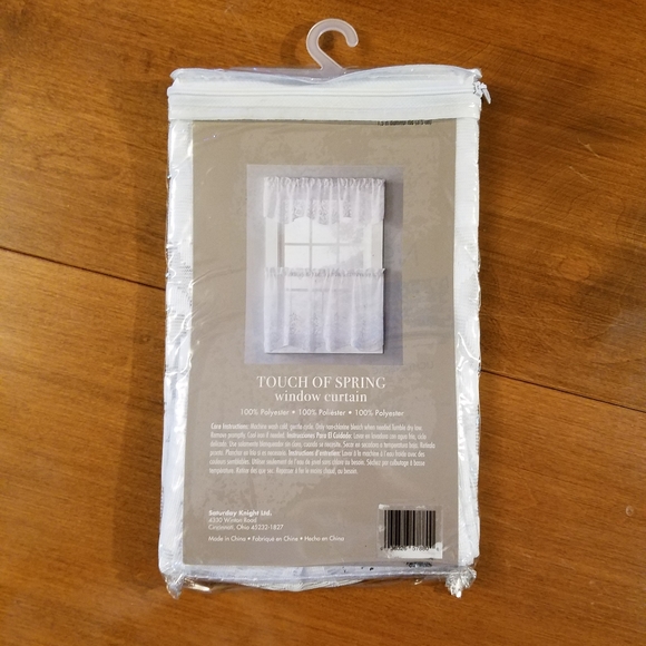 NWT SKL Home Window Curtain Valance - Picture 5 of 7